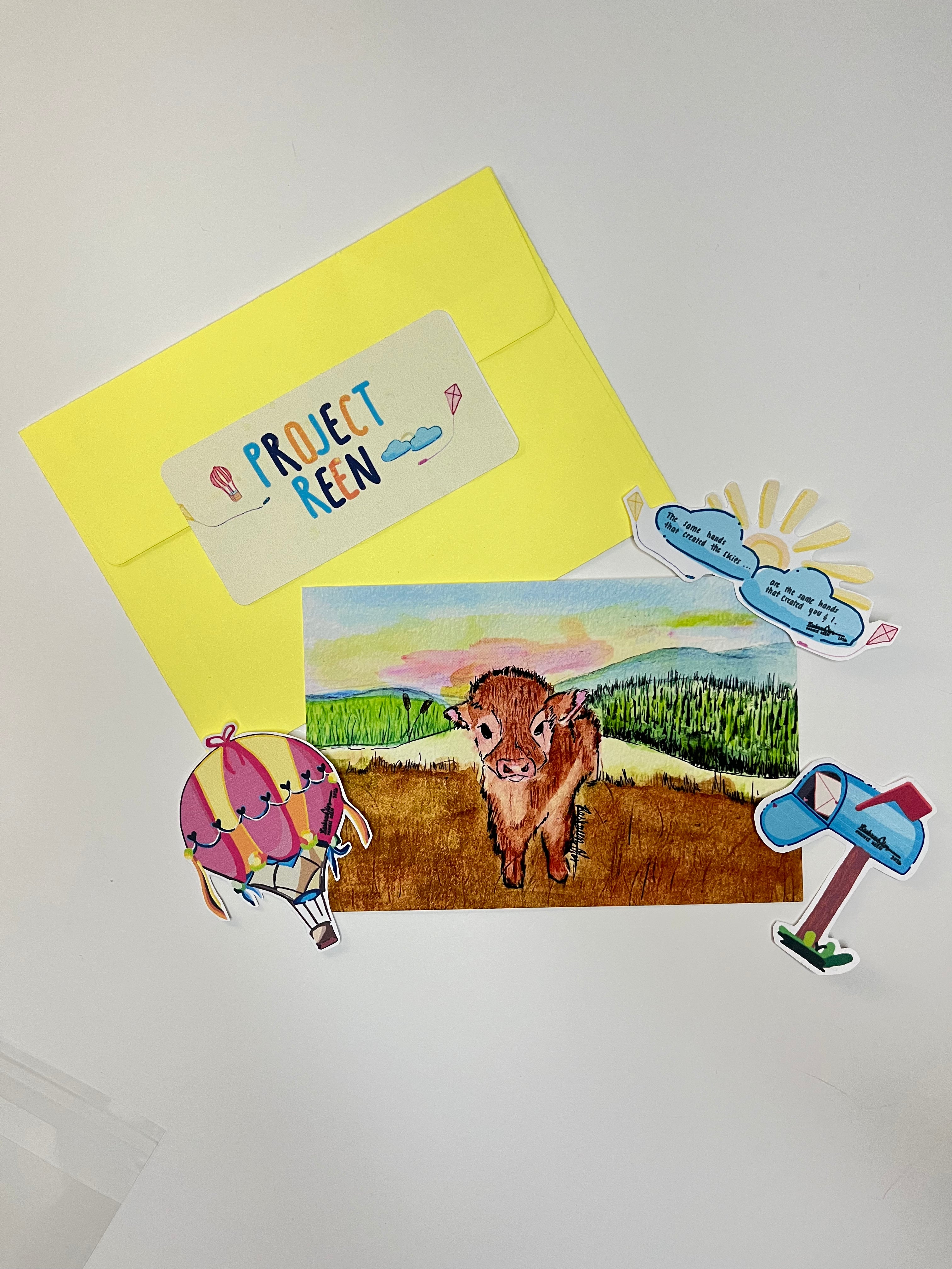 Biscoff the Fluffy Cow (4 x 6)