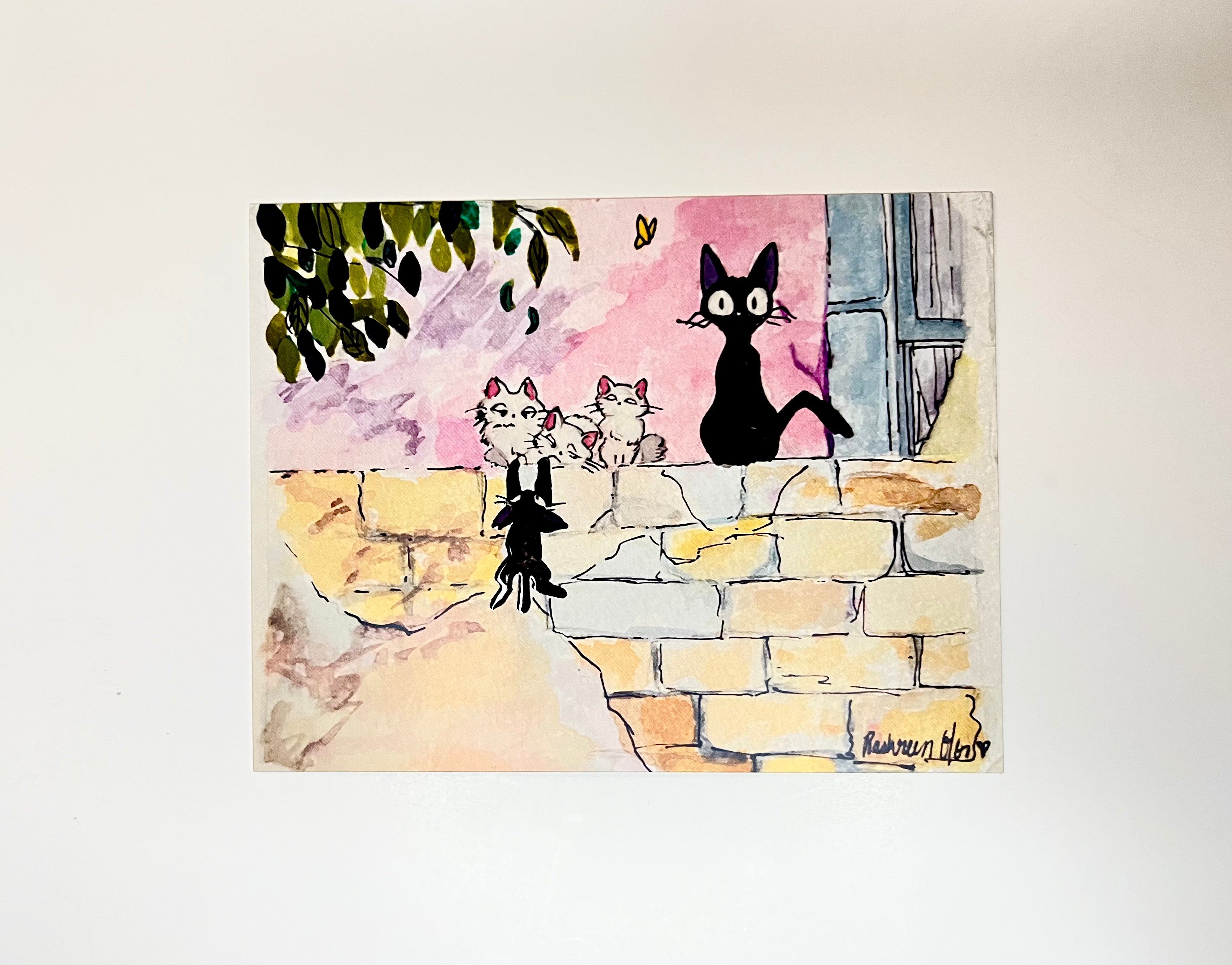 JIJI from Studio Ghibli (4.2 x 5.5)
